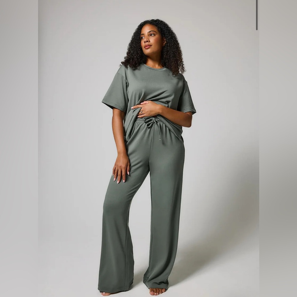 LOVALL Super Soft Wide Leg Trouser Set